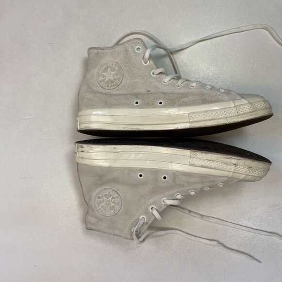 Converse Chuck Taylors Hi I Love NY Sneakers Men Size 10.5 White 161186C - Picture 6 of 10